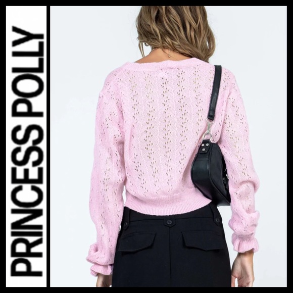 NWOT Princess Polly Lyric Cropped Cardigan - Picture 6 of 11